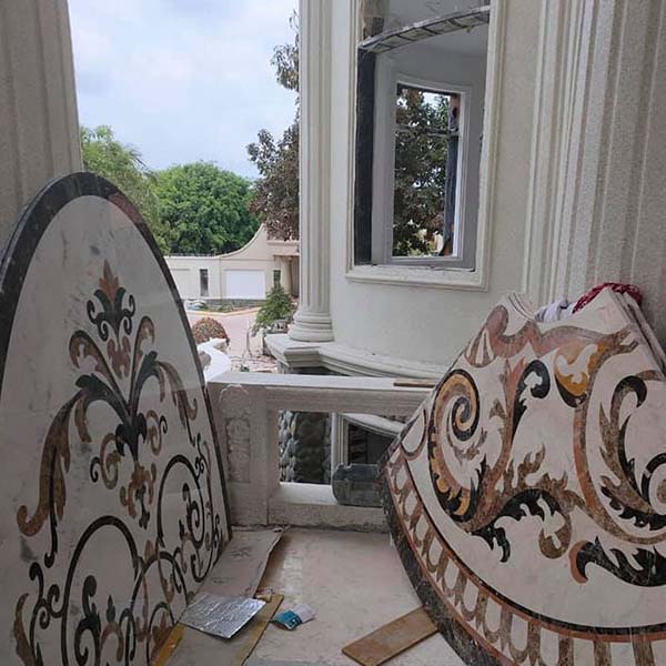 mẫu nền nhà dá marble hoa văn đep
